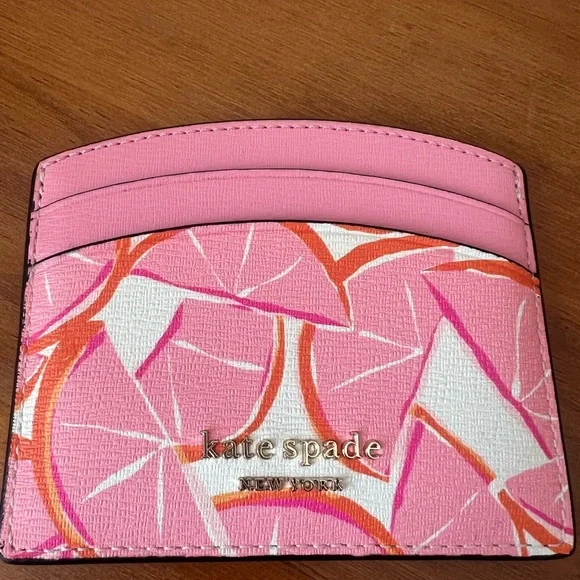 Kate Spade Spencer Grapefruit Cardholder - Picture 2 of 4